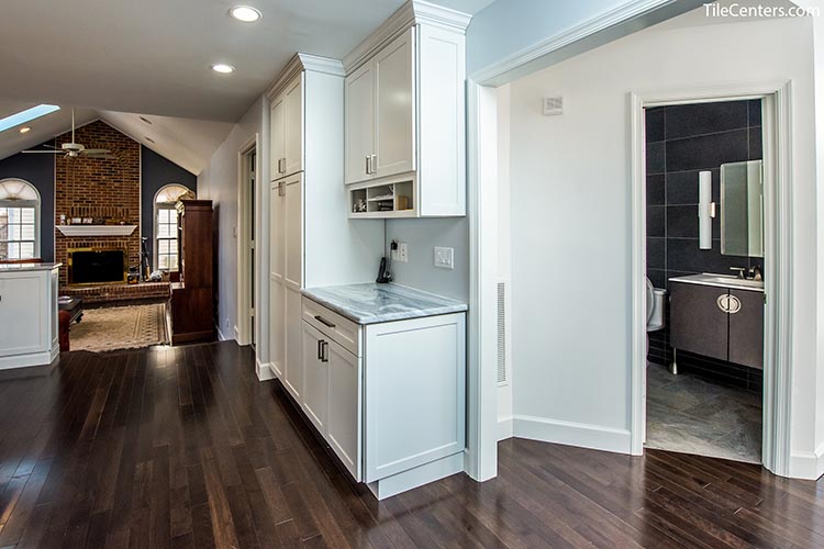 Brazilian Cherry Foyer Hardwood Floors