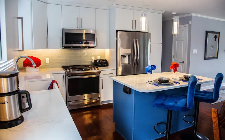 Monthly kitchen remodeling seminar event at Tile Center in Gaithersburg, MD.