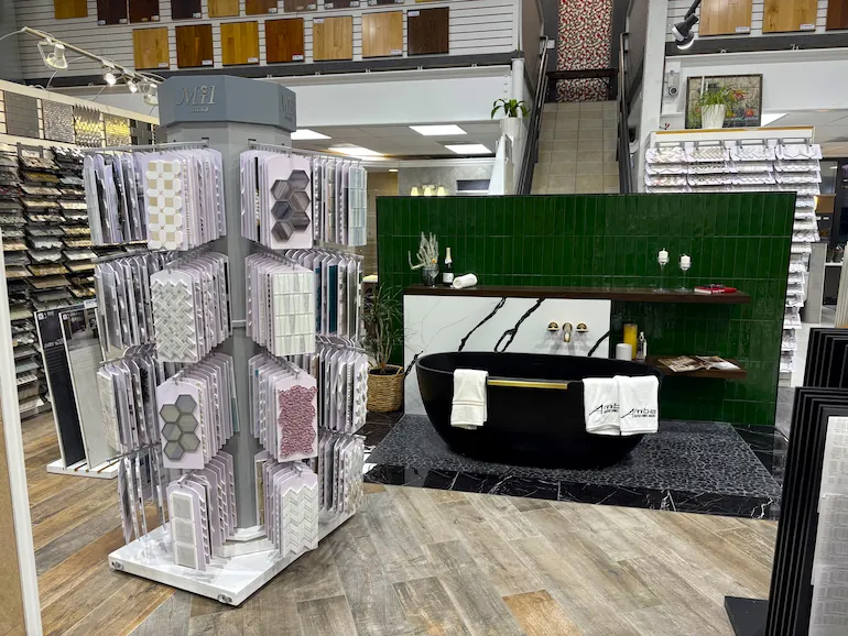 Tile Center showroom Tile selections