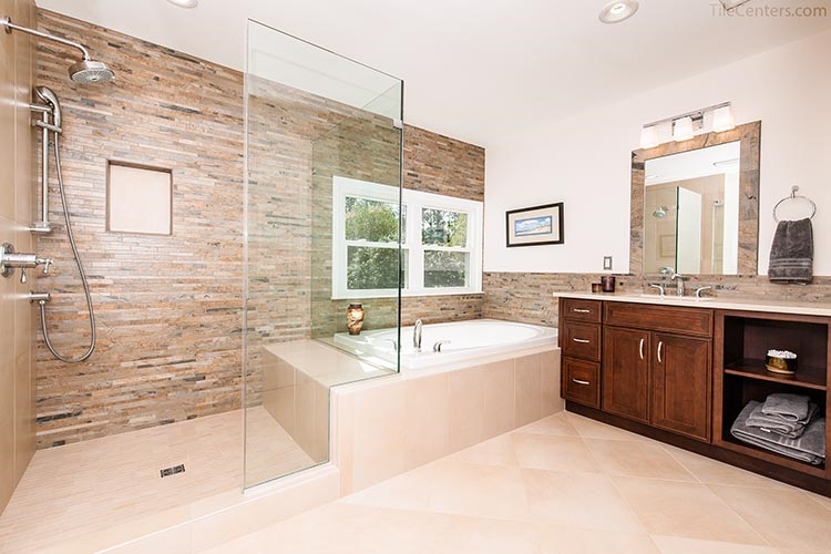 Gaithersburg Bathroom Remodel by Tile Center