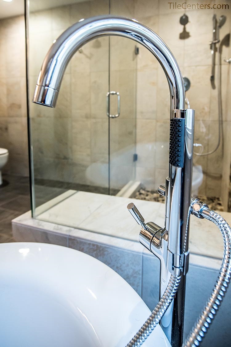 Chrome Faucet Up Close