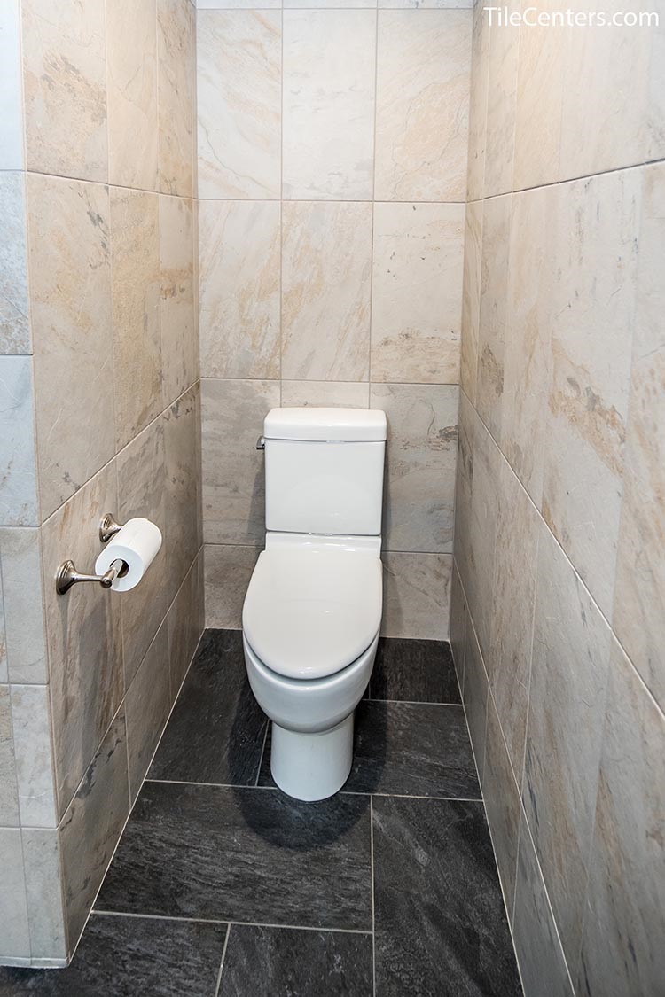 Hidden Master Bathroom Toilet