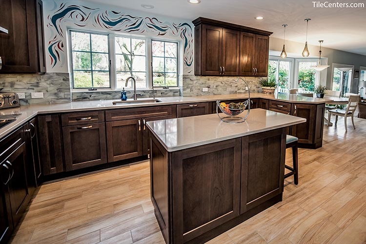 Brown Kitchen Cabinets