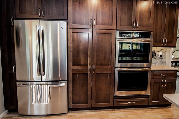 Extra Brown Kitchen Cabinet Storage