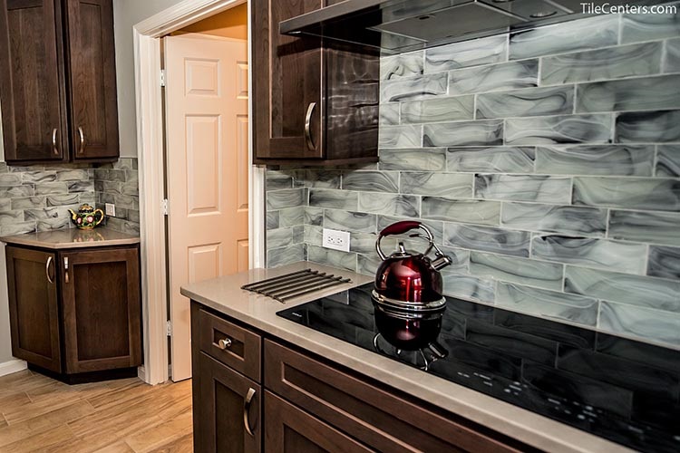 Modern Grey Kitchen Backsplash Tile