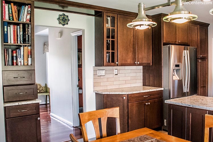 Traditional Kitchen Remodel with Greige Backsplash
