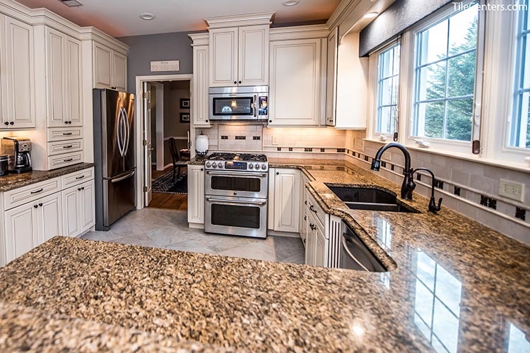 Multicolor Kitchen Countertop