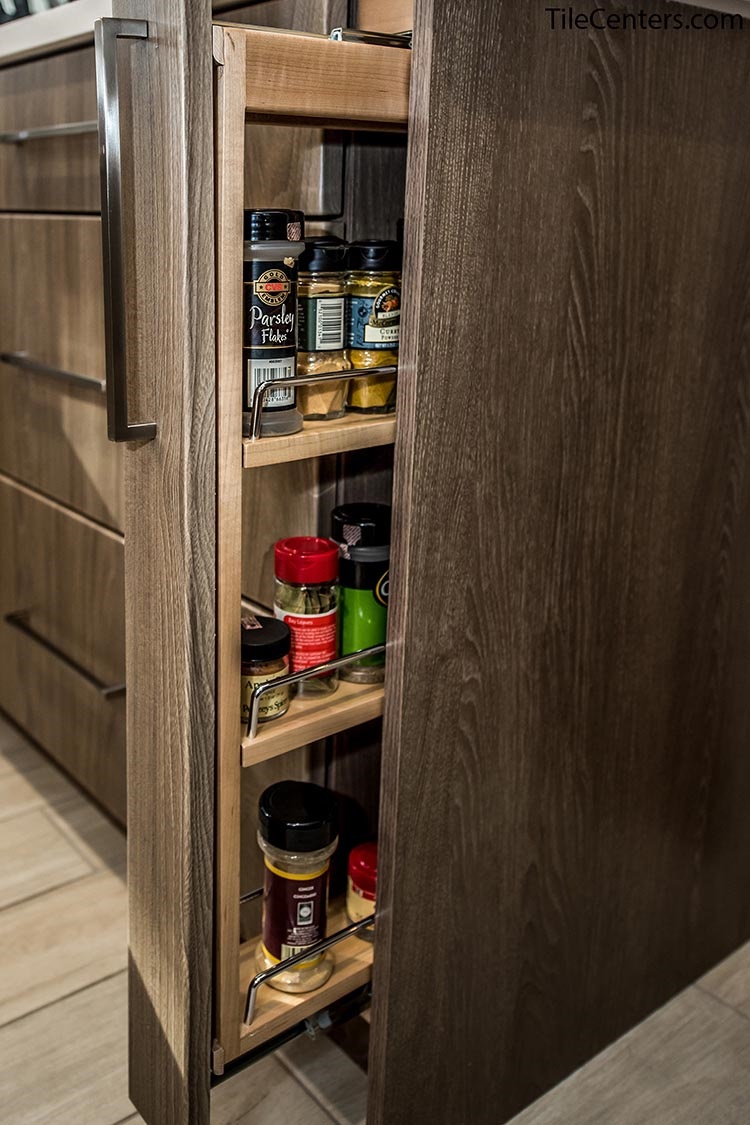 Kitchen Cabinet Pull Out Spice Rack
