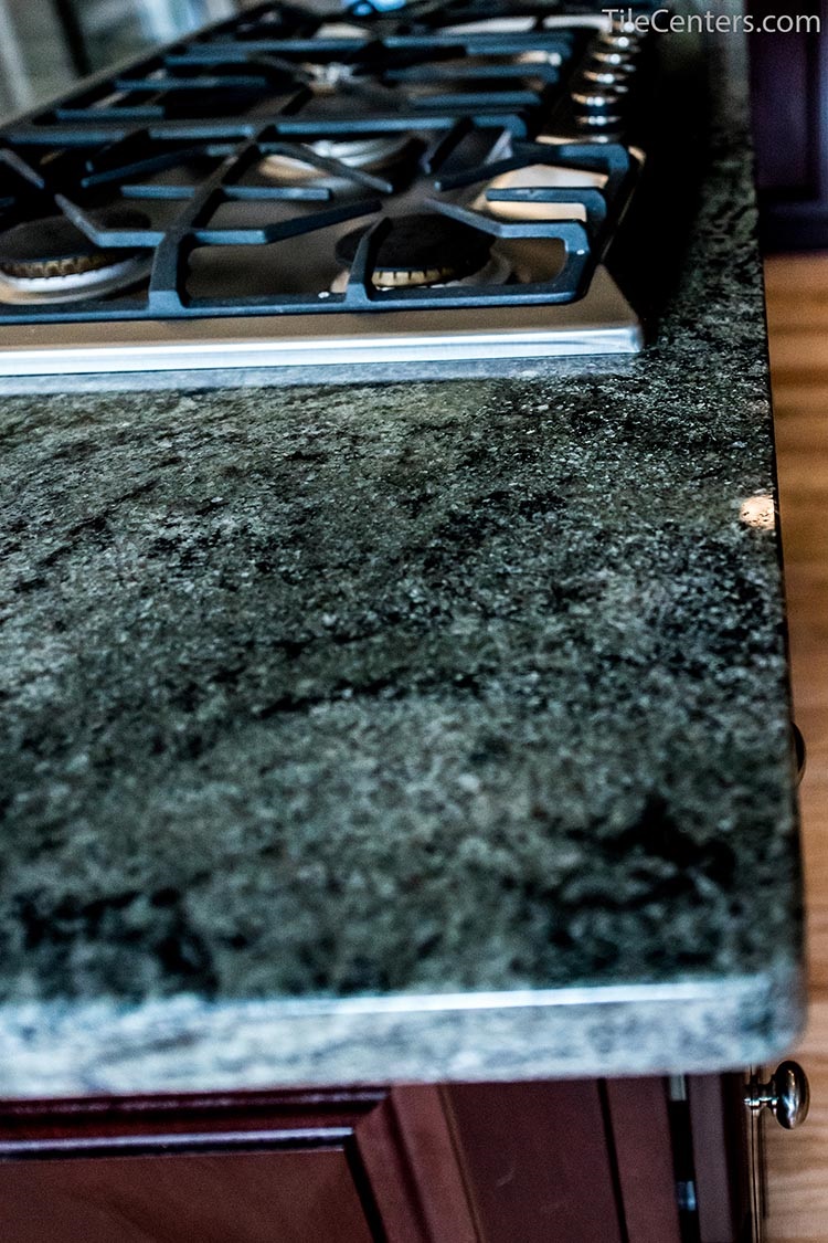 Dark Grey Kitchen Countertop Up Close