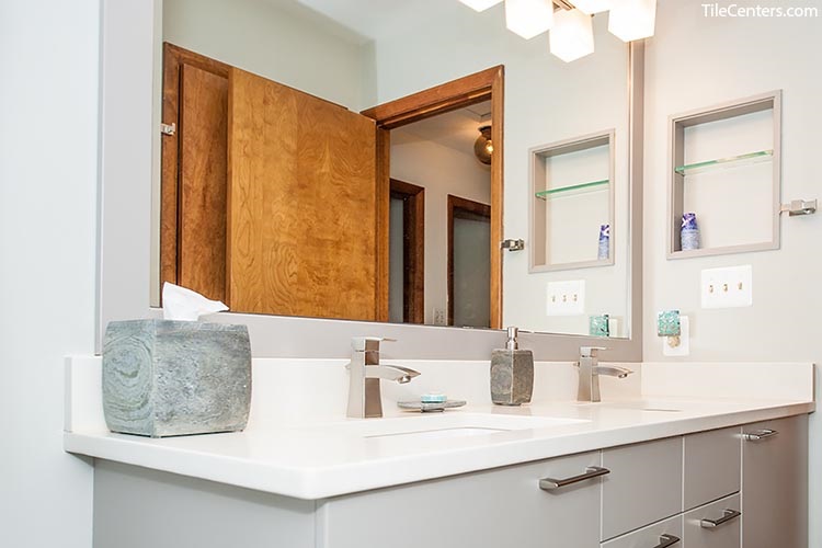 Grey Modern Bathroom Vanity