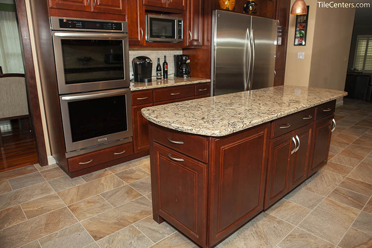 Kitchen Remodel with Floating Island Countertop