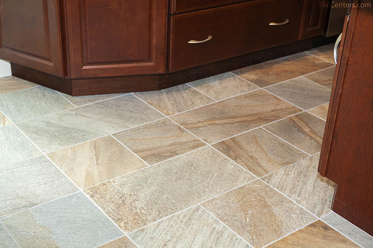 Kitchen Tile Floors Up Close