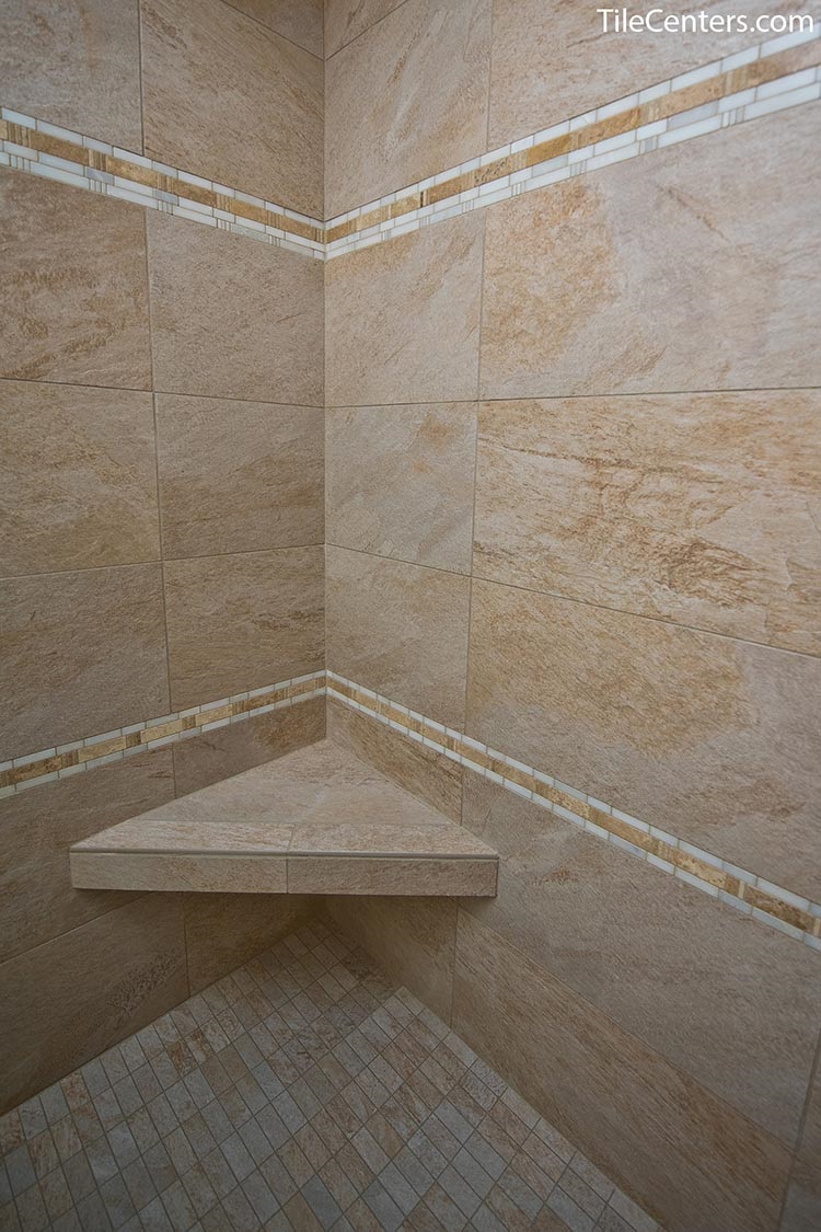 Traditional Shower with Seat