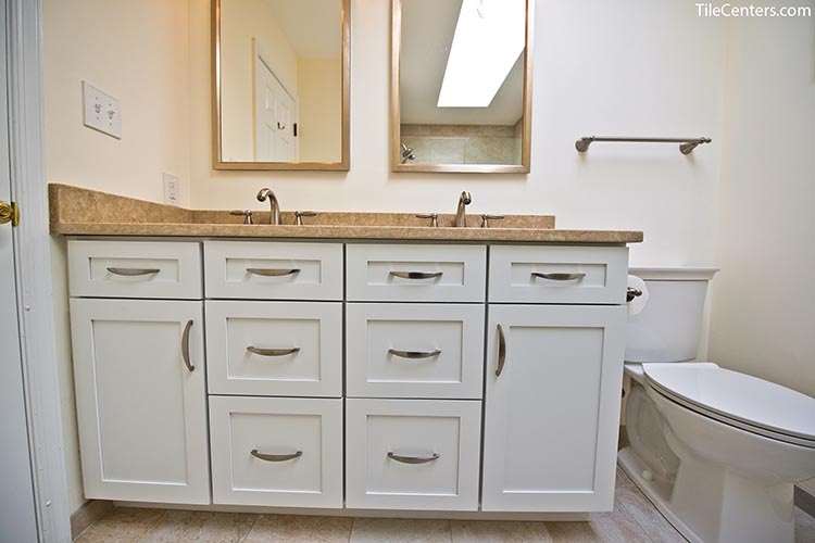 White Bathroom Cabinets