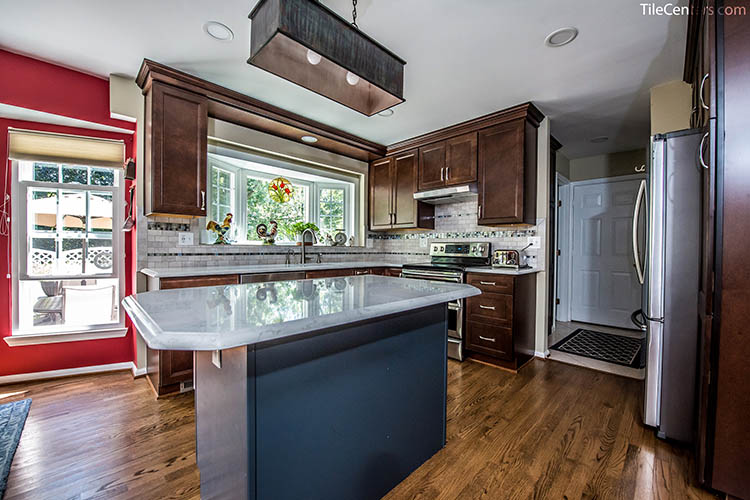 Floating Island Kitchen Countertop