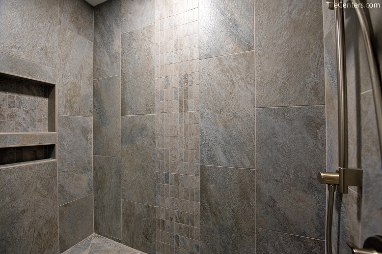 Waterfall Shower Tile Pattern