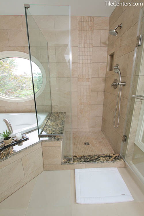 Master Bathroom Standing Shower