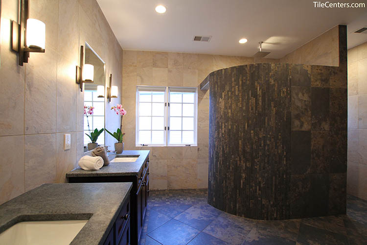 Bathroom Remodel with Large Shower