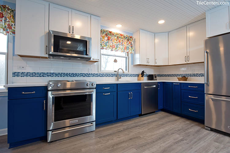 Blue Kitchen Cabinets