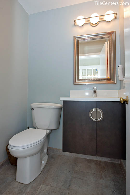 Modern Powder Room Remodel
