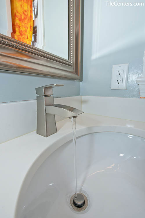 Brushed Nickel Bathroom Faucet