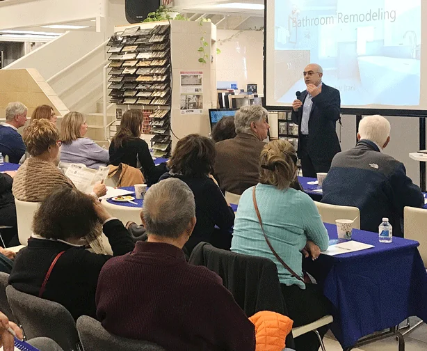 Kitchen & Bath Remodeling Seminar at Tile Center | Kitchen Bath Flooring in Gaithersburg, MD