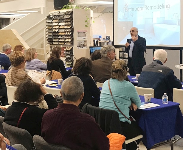 Bathroom Remodeling Seminar Event in Gaithersburg, MD Hosted by Tile Center