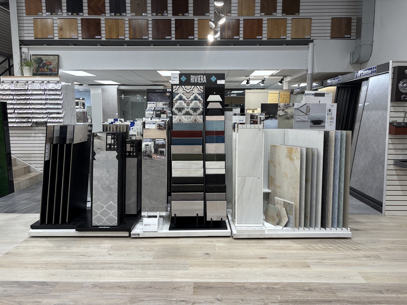 Tile Center showroom Tile selections
